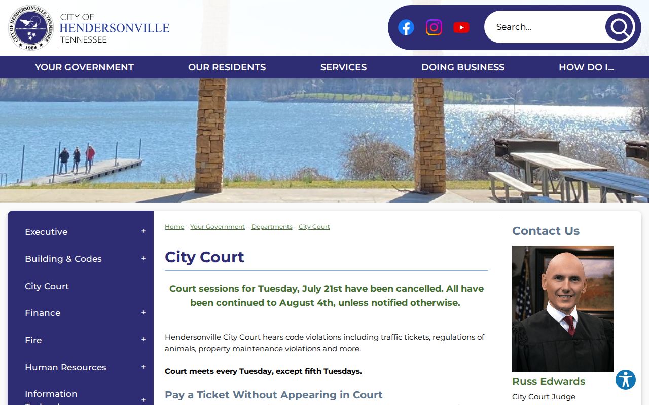 Hendersonville city directory followup showing the City Court source